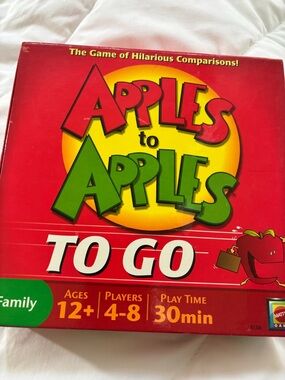 Apple To Apple game to go